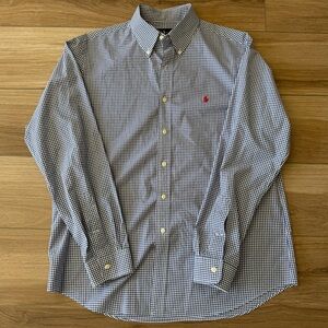 Polo Ralph Lauren Navy Gingham Button Down Shirt